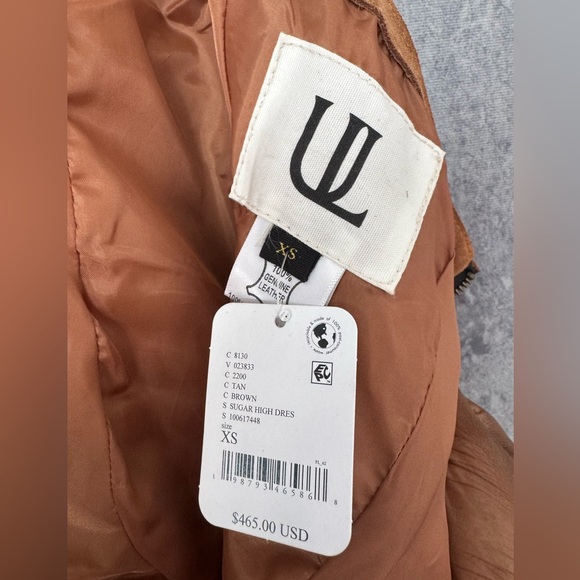 NWT Understated Leather Mini Dress - Picture 10 of 10